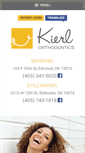 Mobile Screenshot of kierlorthodontics.com