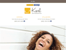 Tablet Screenshot of kierlorthodontics.com